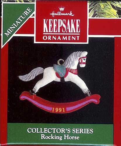 hallmark-1991-miniature-rocking-horse
